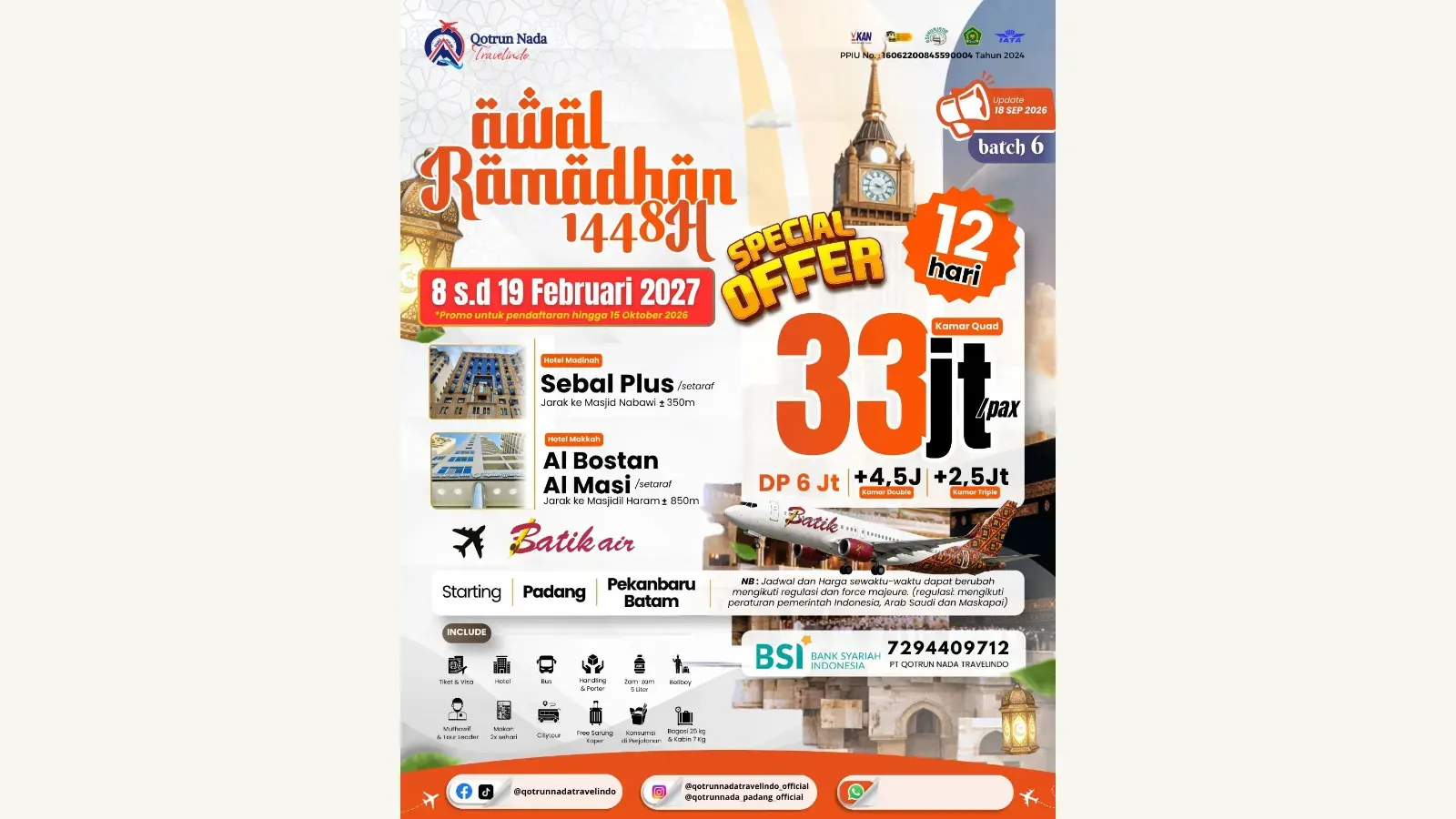 AWAL RAMADHAN 1448H