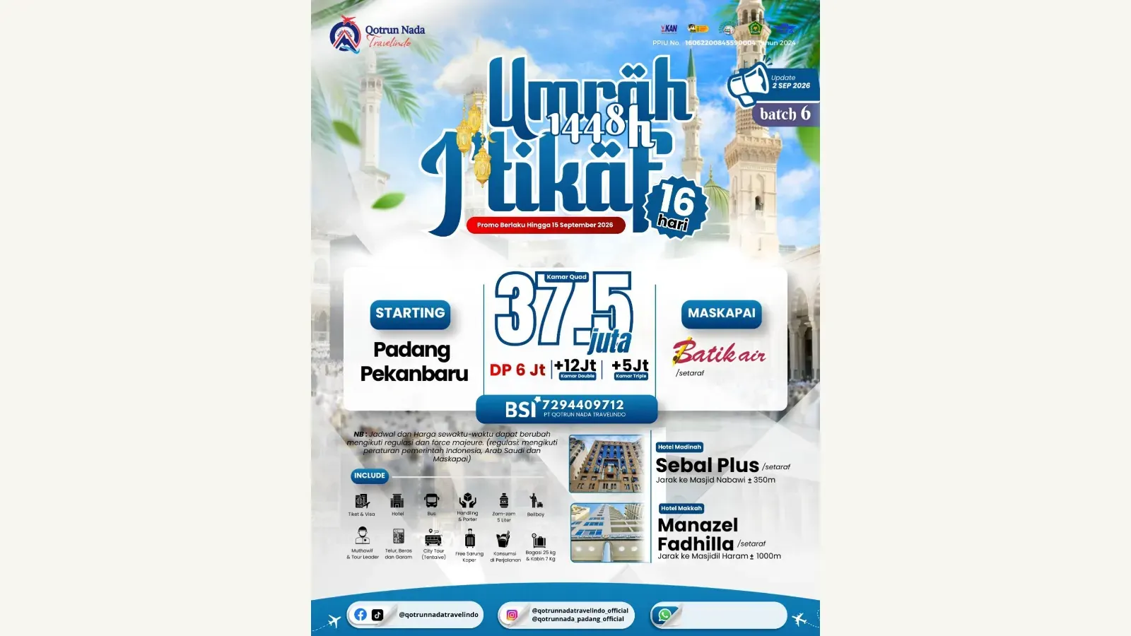 UMROH 16 ITIKAF RAMADHAN 1448H