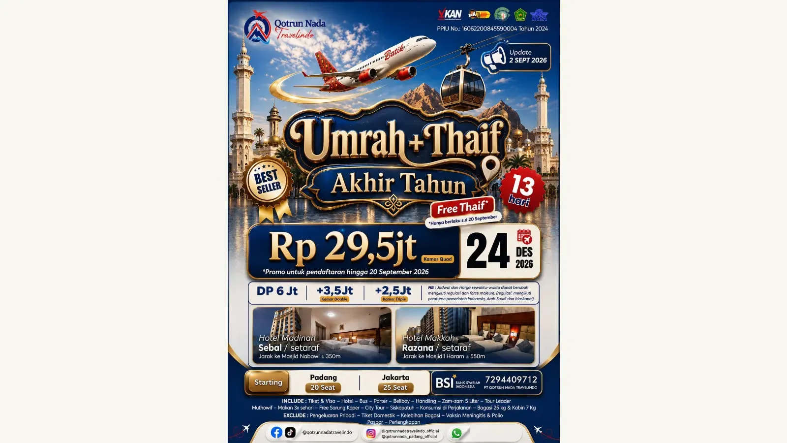 UMROH + THAIF AKHIR TAHUN