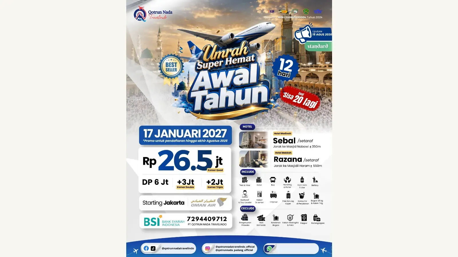 UMROH SUPER HEMAT AWAL TAHUN