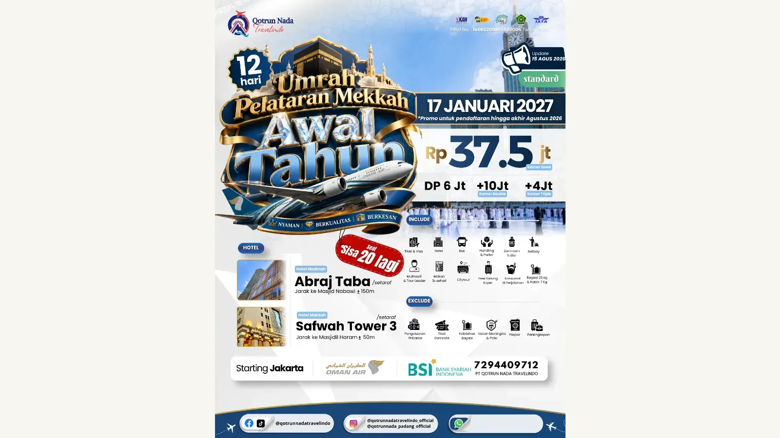UMROH PELATARAN MEKKAH AWAL TAHUN