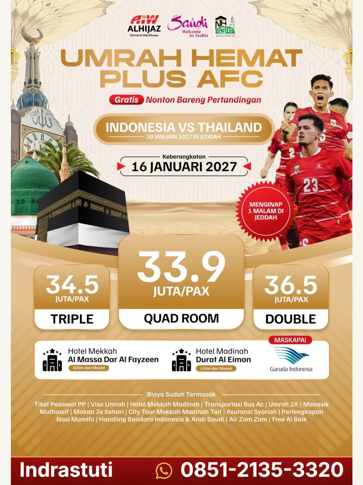 UMRAH HEMAT PLUS AFC 10HR