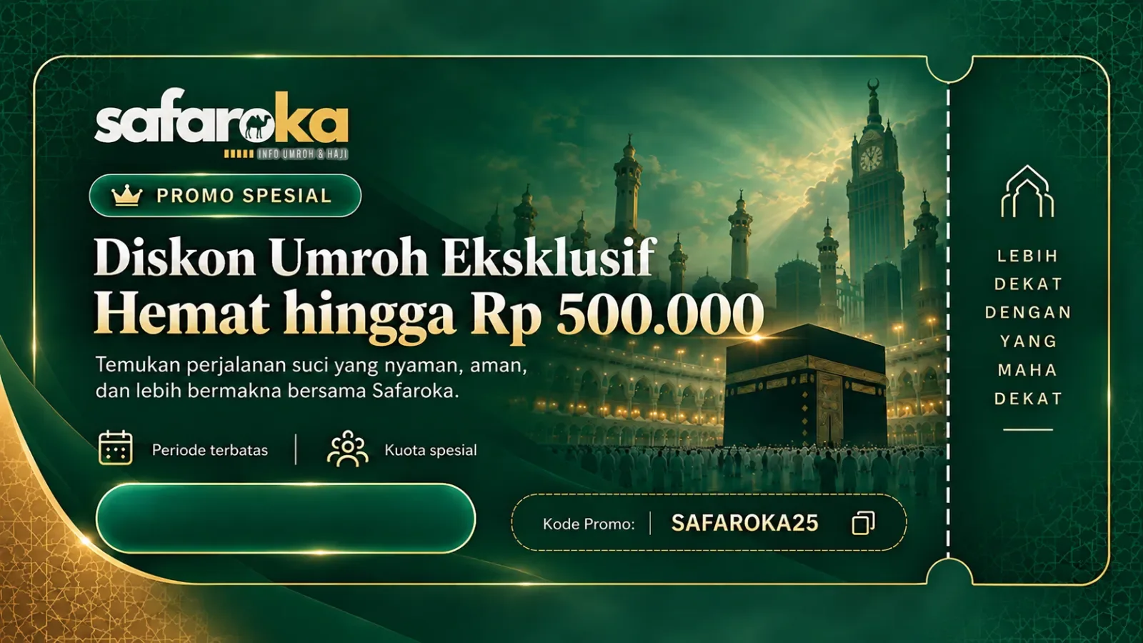 Benefit Member Safaroka — Rp500.000